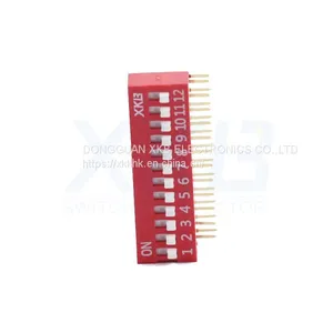 Factory Direct DA12 12 Bit Side Dial 90 Degrees Dip Switch thumbnail-2