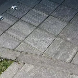 Negro Santiago Granite,G302 ,Dark Grey Waves Veins Granite,grey Granite Wall Pavings,Grey Landscape Granite thumbnail-1