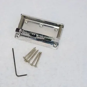 8 String Chrome Guitar Bridge thumbnail-2