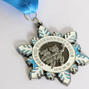 2019 New Hot Sale Custom Metal 3D Sport Medal for Finisher thumbnail-2