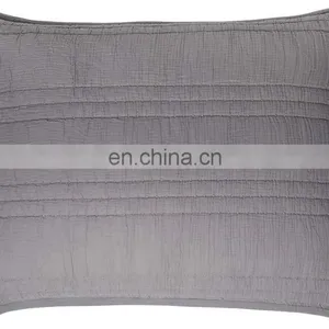 2 Layers Cotton Crinkle Gauze Stripe Embroidery Bedding Quilt thumbnail-6