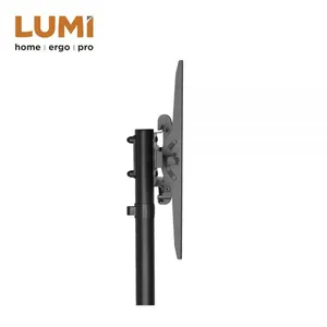 Low Cost Height Adjustable Mobile Steel TV Cart thumbnail-3