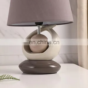 Popular New Design Hotel Home Table Decoration Modern Nightstand Lamps Porcelain for Gift thumbnail-4