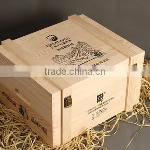 6 Bottle Wooden Wine Box thumbnail-2