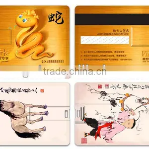 Animal LOGO Printing Businss Gift Card USB Flash Memory Stick thumbnail-1