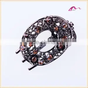 Vintage Women Decorative Crystal Hair Comb Clips Accessories thumbnail-2