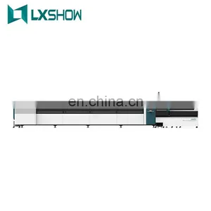 2021 LXSHOW 1000w 2000w 3000w Raycus Tube Pipe Cnc Fiber Laser Cutting Machine / Cnc Laser Tube Pipe Cutting Machine for Steel thumbnail-2