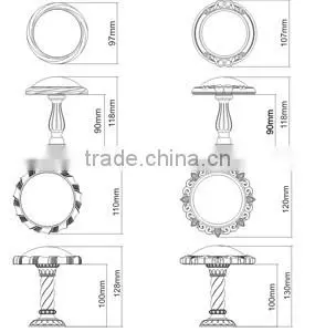 Tassel Tiebacks Plastic Wall Hanger Hook Curtain Tieback thumbnail-6