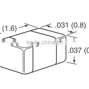 C Series, General Purpose C1608X5R0J685K080AB 6.8UF 6.3V X5R 0603 Ceramic Capacitors thumbnail-2
