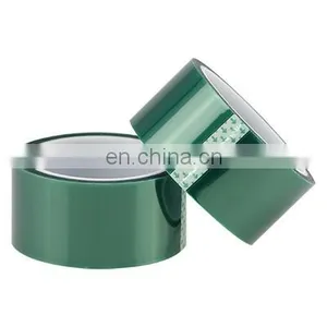 Silicone Pressure Sensitive Adhesive Green PET High Temperature Masking thumbnail-1