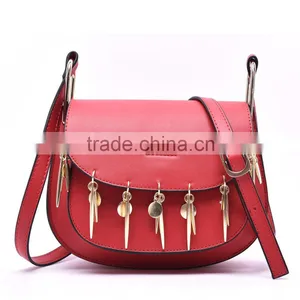 C22771B New Arrival Ladies Fashion Casual Cross-Body Metal Tassels Bags thumbnail-3