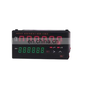 HB965 Double 6 Digital Counter Addition Subtraction Phase Count Length Measuring Instrument Communication Transmission Available thumbnail-1