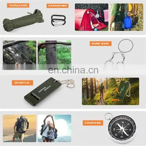 Hiking Hunting Disaster Camping Adventures Tactical Emergency Survival Gear Bag Outdoor Survival First Aid Kits thumbnail-4