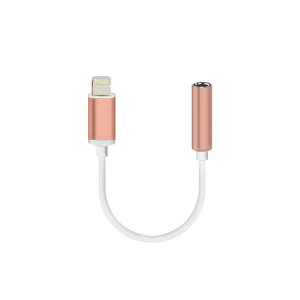 MFi Certified for IPhone 7/8 Lightning to 3.5mm Jack Headphone Adapter Audio Converter for IPhone 12/ 12 Pro thumbnail-4