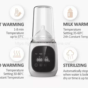 Customized Multi-function Single Bottle Milk Warmers Automatic Milk Bottle Warmers Intelligent Constant Temperature Anti-burn （Wechat:13510231336） thumbnail-1