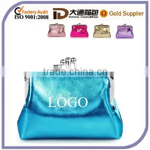 Lady Flash Metal Substantial Design PU Wallet Cheap Lady Wallet thumbnail-1