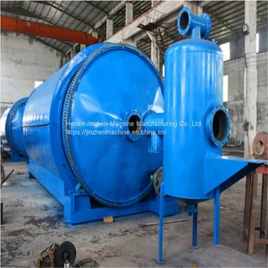 10ton 12ton 15ton Automatic Feeding Waste Tyre/Plastic Pyrolysis Machine For Fuel Oil thumbnail-3