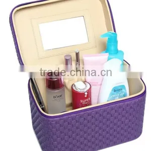 Custom Leather Cosmetic Box Packaging,cosmetic Gift Box,beauty Makeup Vanity Case,cosmetic Beauty Box thumbnail-3