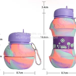 Portable Drop Proof and Leak Proof Silicone Water Cup（Wechat:13510231336） thumbnail-1