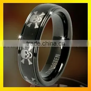Skull Head Tungsten Rings thumbnail-1