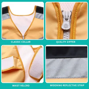 Customized Reflective Safety Suit, Architectural Vest, High Visibility Reflective Vest, Traffic Jacket, Safety Vest thumbnail-5