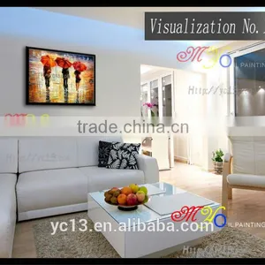 100%handmade Beautiful Knife Oil Painting thumbnail-4