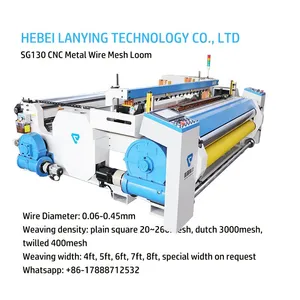 Electronical Rotary Dobby Type Wire Mesh Weaving Machine From LANYING Wire Mesh Weaving Machine thumbnail-2