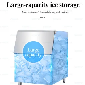 1 Ton Commercial Cube Ice Machine Food-Grade Stainless Steel | CE/ISO Certified thumbnail-5