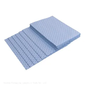 Factory Low Price Blue Color Universal Liquid Spill Absorbent Mats thumbnail-5