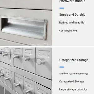 Pathology Department Tissue Block Archive Cabinet Label Slot High Load Capacity 20 Drawer Stack 390mm Per Unit thumbnail-2