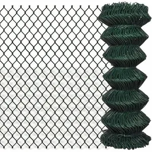 3.0mm 9 Gauge Galvanized Cyclone Mesh Chain Link Fence for Durable Security thumbnail-1