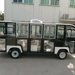 14-seater Enclosed Electric Sightseeing Vehicle With Doors for Parks, Schools and Scenic Spots in Xuzhou thumbnail-3