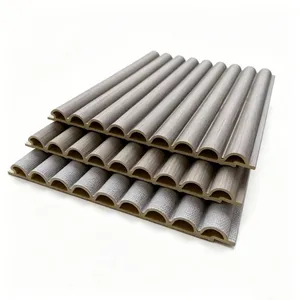 Wood-plastic Grille Wall Panels, Waterproof and Not Easy to Deform thumbnail-5