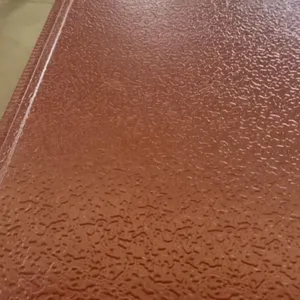 60mm Thick Polyurethane Core Metal Wall Panel Exterior Waterproof Insulated Panel thumbnail-3