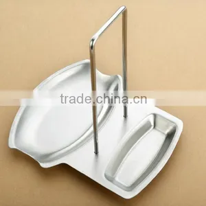 Stainless Steel Spatulas Rest Spoon Rest Ladle Rest Lid Rest SS 304 thumbnail-1