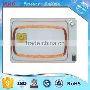 MDD8 Hybrid RFID Card /125KHz.13.56MHz Combi Card/smart Magnetic Strip Card thumbnail-4
