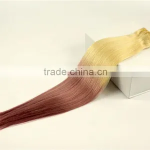 Virgin Asian Ombre Bundles Two Tone Human Hair Weave thumbnail-6