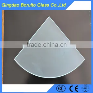 8mm Tempered Bathroom Corner Shelf Glass thumbnail-2