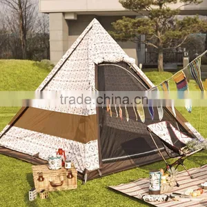 Camping Bell Folding Mosquito Net Play Garden Family Luxury Hotel Rooftop Outdoor Large Canvas Tent thumbnail-2