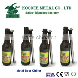 Stainless Steel Ice Beer Bottle Cooler Sticks, High Grade Wine Cooler Stick thumbnail-2