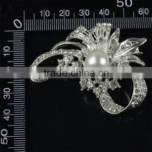 2016 New Fashion Strass Brooch Pins With Zinc Alloy , Flower Pin Brooch With Crystal, Factory Wholesale for Wedding Invitation thumbnail-2