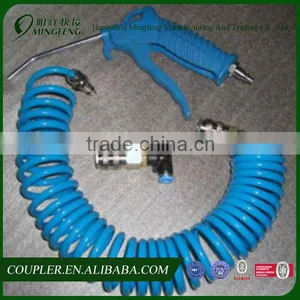 Blue Plastic Air Gun With Blue PU Coiled Pipe Hose With Quick Coupler Quality Choice thumbnail-1
