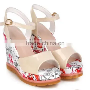 Nurse Shoes With Wedge Heels  Bridal Shoes White With Decoration Wholesale Women Shoes 2015 thumbnail-1