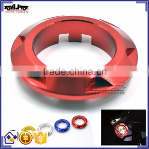 for Yamaha T MAX 530 2013-2015 BJ-ISC-TMAX Wholesale Motorbike Switch Cover Red CNC Aluminum Ignition Cover thumbnail-1