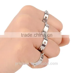 New Arrival 316L Stainless Steel Vintage Rivet Ring For Men Women Fashion Jewelry thumbnail-2