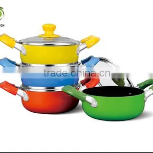 Casserole Type and Stocked Eco-friendly Feature Aluminum Cookware Set thumbnail-1