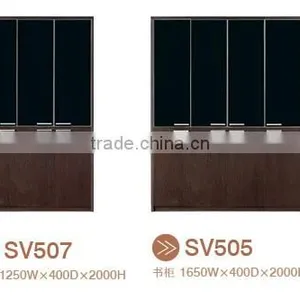 MDF Melamine Sectional Wooden Bookcase thumbnail-1