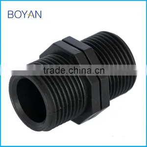 China Factory Plastic Pipe Fitting PN16 Black PE Male Coupling thumbnail-1