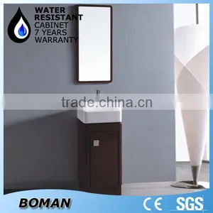 Wall Hung Solid Wood Cabinet Bathroom thumbnail-1