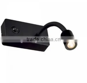 Double Bedding Wall Mounted Black Reading Light thumbnail-1
